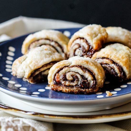 Nutella Raspberry Rugelach - Recipe photo by bakerita