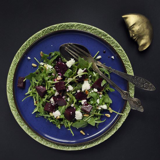 Marinated Raw Red Beet Salad - Recipe photo by MeLia
