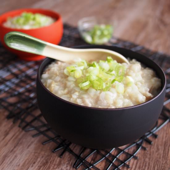 Chicken & Ginger Congee - Recipe photo by theworktop