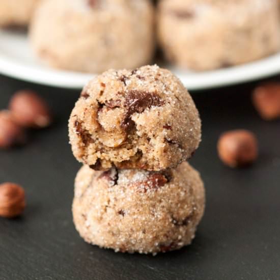 GF Chocolate Hazelnut Cookies - Recipe photo by texanerin