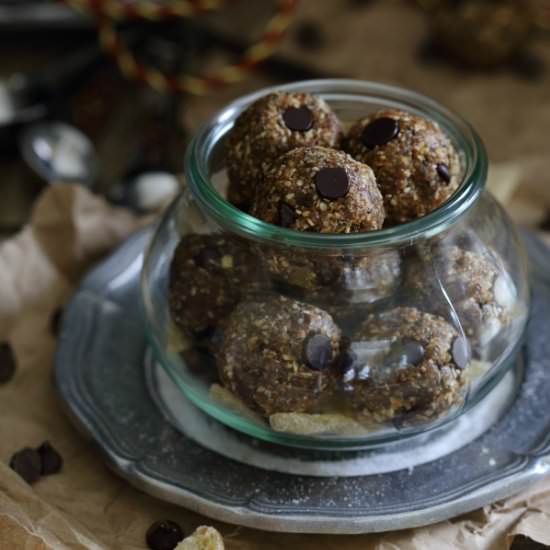 Gingerbread Chocolate Chip Bites - Recipe photo by Running to the Kitchen