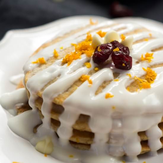 Whole Wheat Cranberry Bliss Pancake - Recipe photo by withsaltandwit