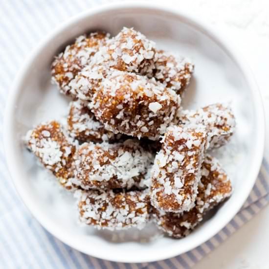 Date & Fig Coconut Rolls - Recipe photo by notyourstandard