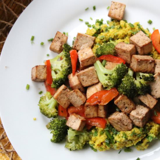 Vegetable Coconut Curry Quinoa - Recipe photo by practiganic
