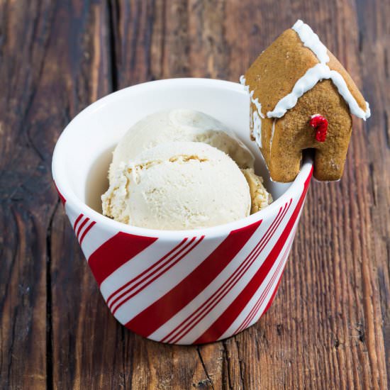 Gingerbread Ice Cream - Recipe photo by SweetSourSavory