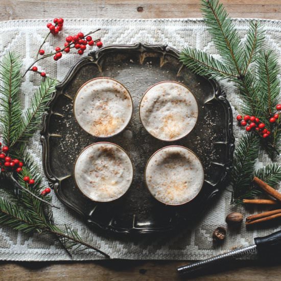 Dairy-Free Eggnog - Recipe photo by butterlustblog