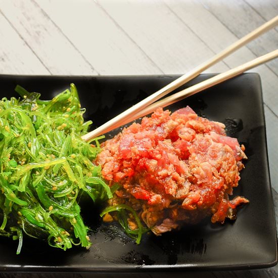 Seared Tuna Tarre Tarre - Recipe photo by foodefile