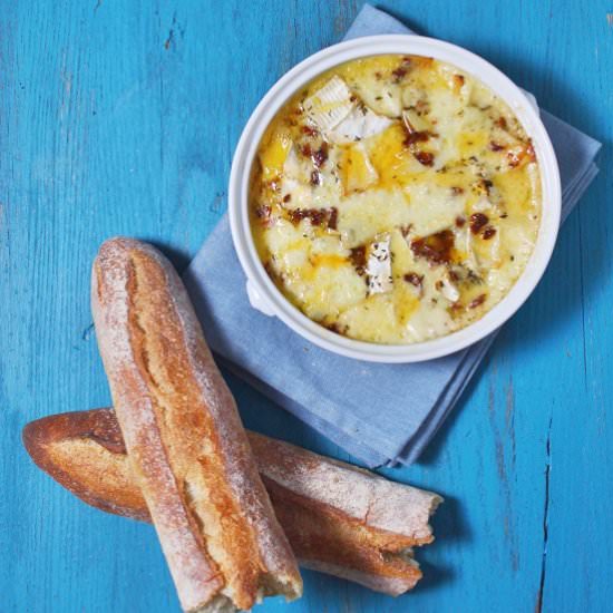 Baked Brie and Sundried Tomato Dip - Recipe photo by Sprinkles and Sauce