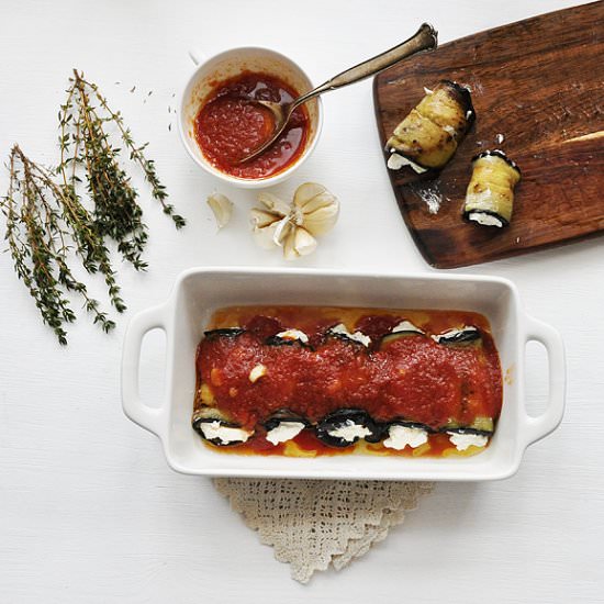 Eggplant Involtini with Ricotta - Recipe photo by MeLia