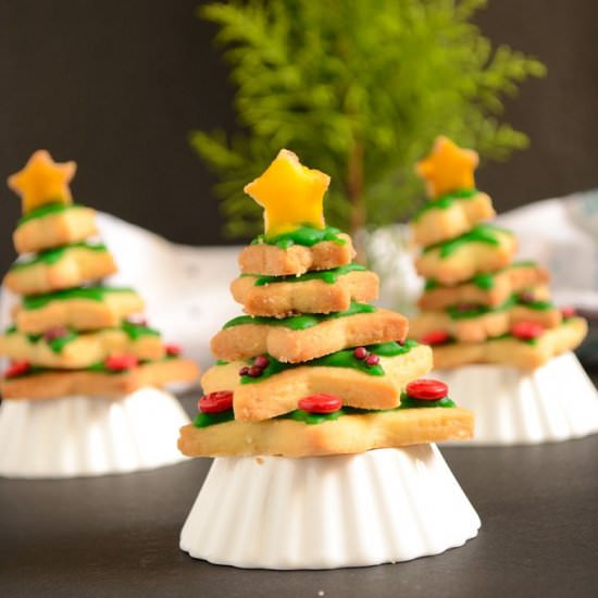 Irish Shortbread Christmas Tree - Recipe photo by currytrail