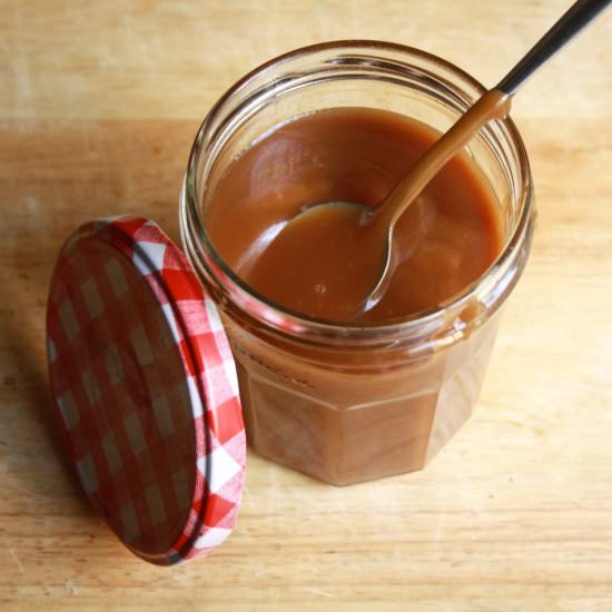 Salted Caramel Sauce - Recipe photo by The Desserted Girl
