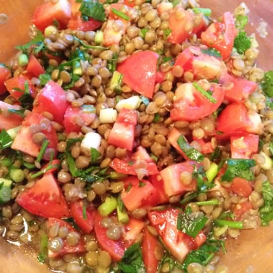 Tasty Lentil Salad - Recipe photo by GingerBlair