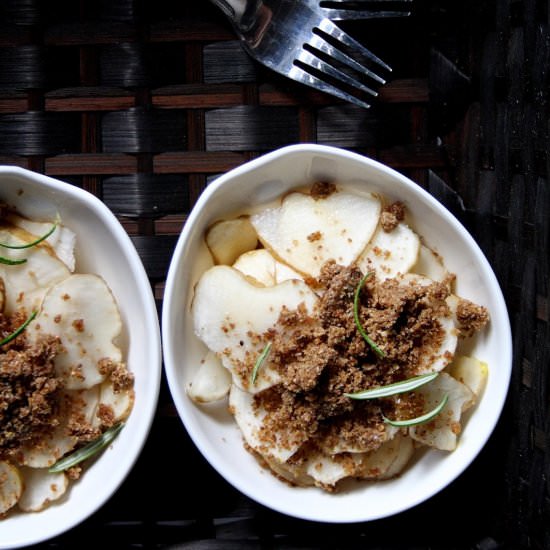 Jerusalem artichoke carpaccio - Recipe photo by bluelij