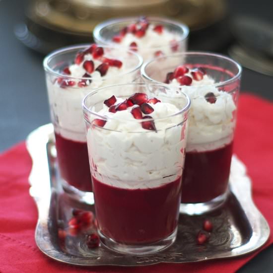 Festive Vegan Jello Dessert Recipe - Recipe photo by Audrey @ Unconventional Baker