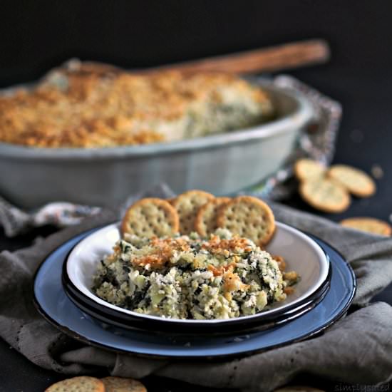 Spinach Artichoke Dip - Recipe photo by simply sated