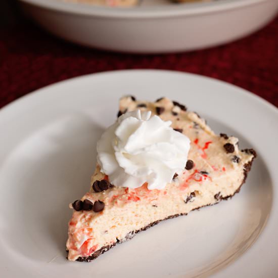Peppermint Chip Pie - Recipe photo by mommity