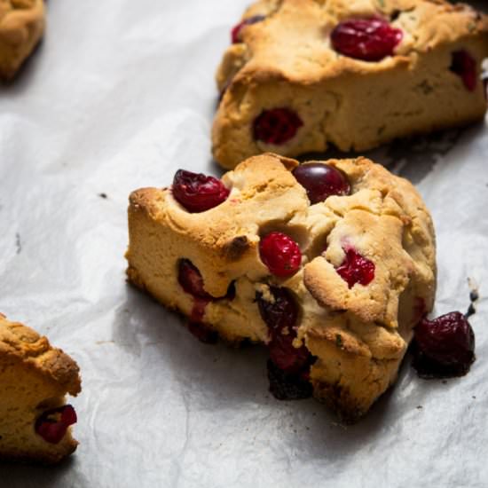 Amaranth and Cranberry Scones - Recipe photo by thepvdhjournal