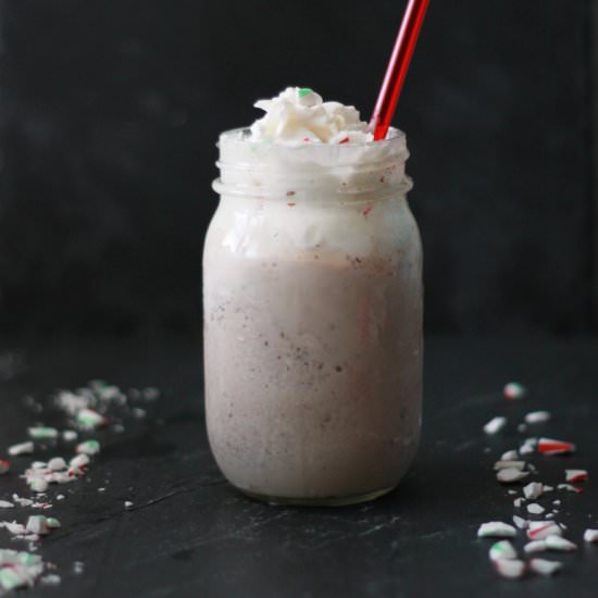 Peppermint Mocha Milkshake - Recipe photo by savorthebaking