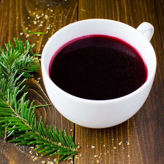 Christmas borscht - Recipe photo by Green Cookies