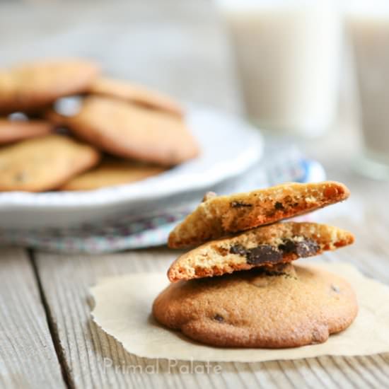 Paleo Chocolate Chip Cookies - Recipe photo by PrimalPalate