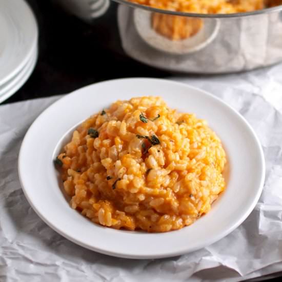 Roasted Butternut Squash Risotto - Recipe photo by lifeasastrawberry