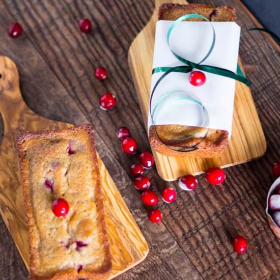 Cranberry Walnut Bread (Vegan) - Recipe photo by The Salty Tomato LC