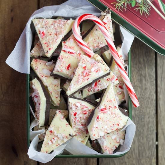 Peppermint Bark - Recipe photo by cookiesorbiscuits