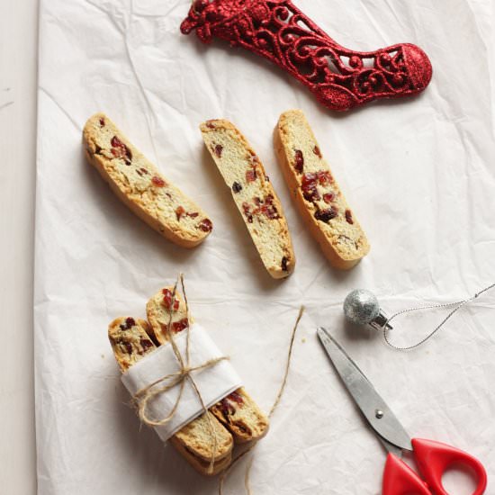 Cranberry and lemon biscotti - Recipe photo by rekhavengalil