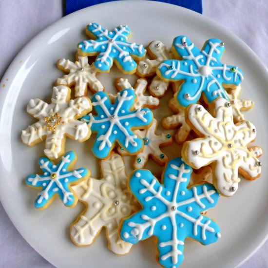 Snowflake cookies - Recipe photo by Ivyka