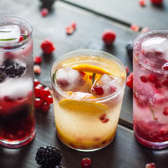 Holiday Mocktails - Recipe photo by tassedamour