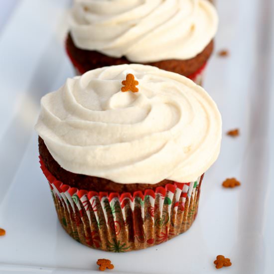 Gingerbread Cupcakes - Recipe photo by countrygirlgourmet