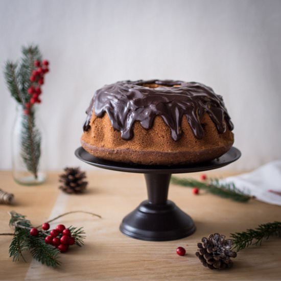 Cranberry Orange Bundt Cake - Recipe photo by bakenoir
