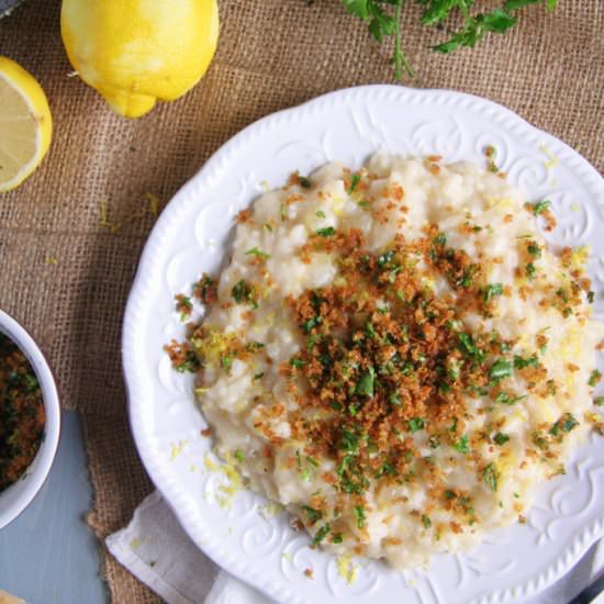 Lemon Risotto - Recipe photo by portandfin
