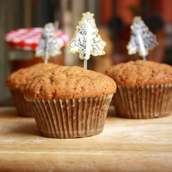 Gingerbread Muffins - Recipe photo by The Desserted Girl