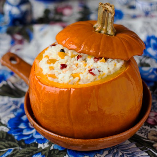 Rice Kasha in a Pumpkin - Recipe photo by lublyou