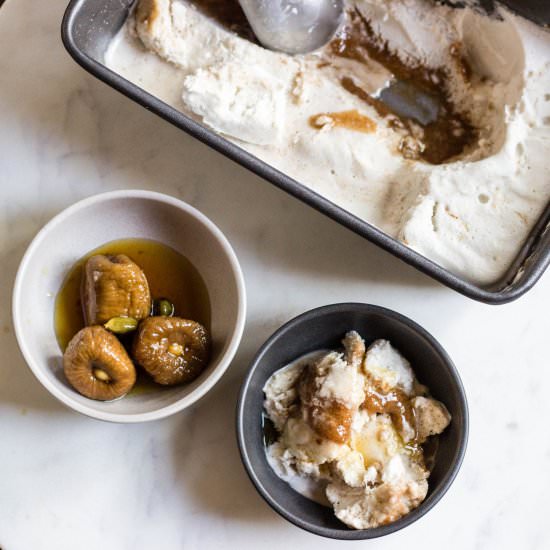 Vegan Cardamom Ice Cream - Recipe photo by Frankiesfeast