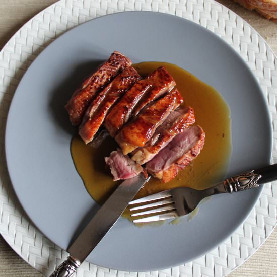 Breast Duck with orange and honey - Recipe photo by Natalia_cocina