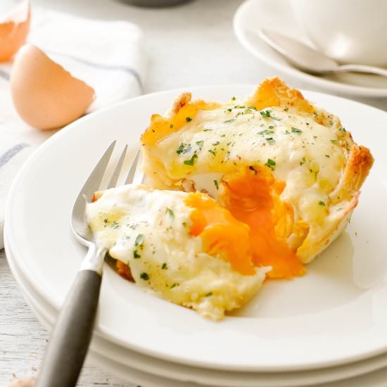 Croque Madame Toastie Cup - Recipe photo by RecipeTin Eats