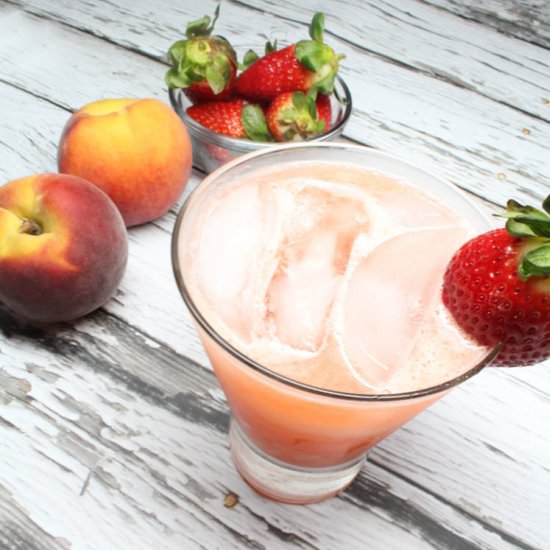 Strawberry Peach Ginger - Recipe photo by geniabeme