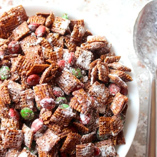 Peanut Butter Puppy Chow - Recipe photo by simplegreenmoms