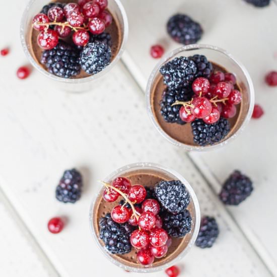 Chocolate Chestnut Mousse - Recipe photo by tassedamour