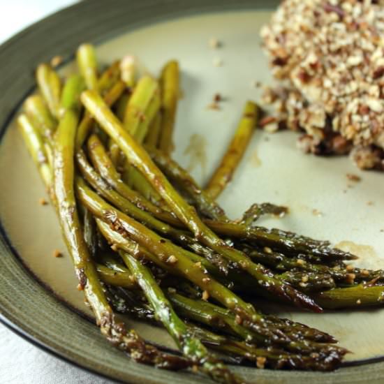 Balsamic Asparagus - Recipe photo by Simply Playful Fare