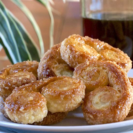 Mini Palmiers - Recipe photo by whattheforksfordinner
