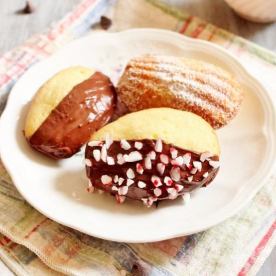 Peppermint Chocolate Madeleines - Recipe photo by Wild wild whisk