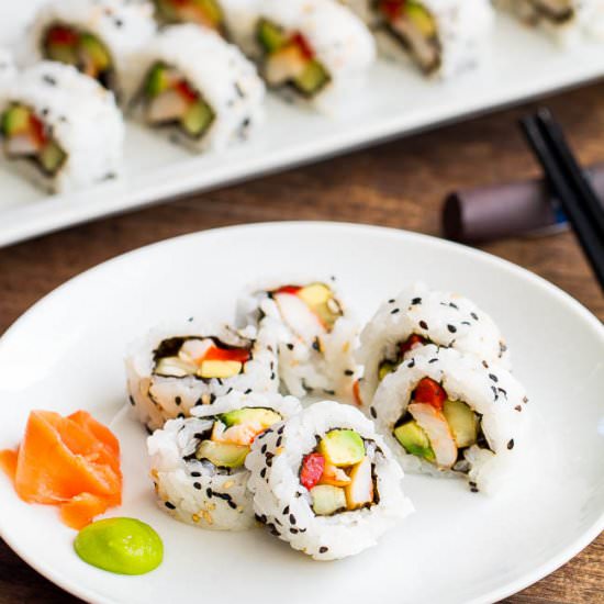 Homemade Sushi Rolls - Recipe photo by Shineshka