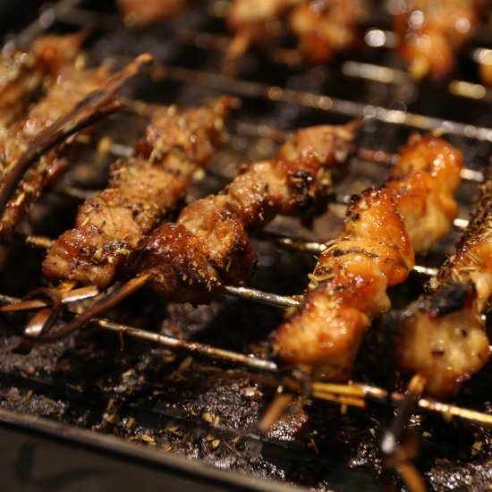 Meat Skewers - Recipe photo by Sarah VanEigenKweek