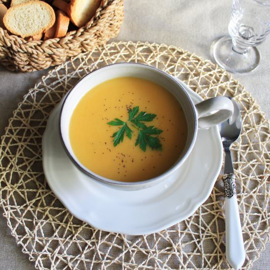 Pumpkin Soup w/ Sherry - Recipe photo by Natalia_cocina