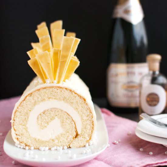 Champagne Cake Roll - Recipe photo by thetoughcookie