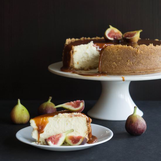 Burnt Caramel Fig Cheesecake - Recipe photo by Malgosia