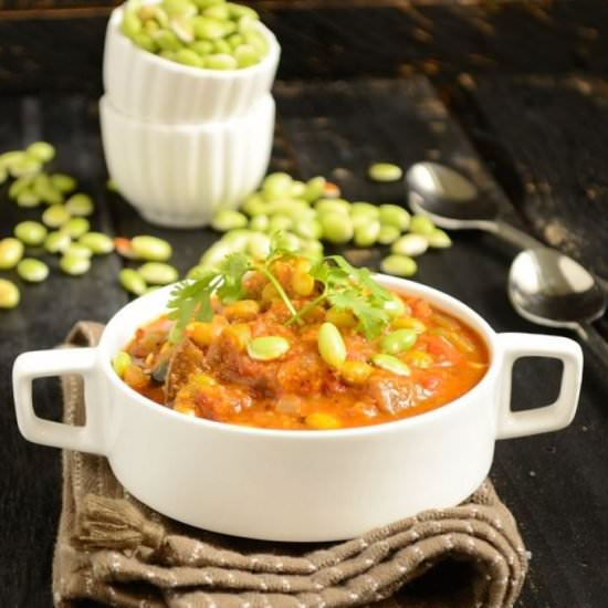 Fresh Field Beans Curry - Recipe photo by currytrail